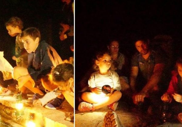 טיול לילי למשפחות בשבילי עמק המעיינות
